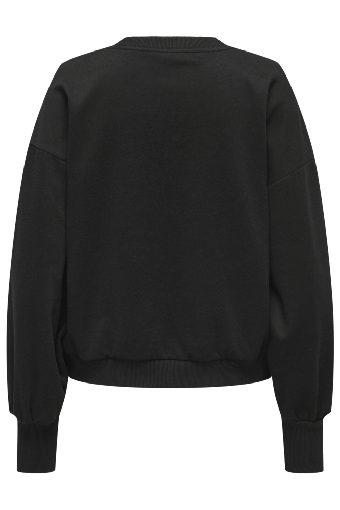 ONLBROOKE L/S O-NECK DETAIL SWT NOO 15363824 Black/Ecru draw